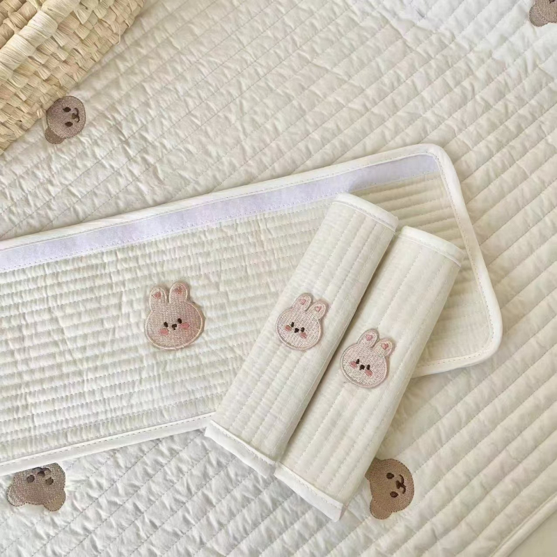 Κάλυμμα μπροστινού βραχίονα καροτσιού με σχέδιο καρτούν, βαμβάκι, εκτύπωση λογότυπου