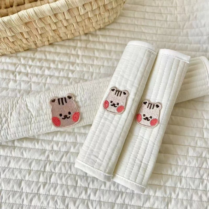 Κάλυμμα μπροστινού βραχίονα καροτσιού με σχέδιο καρτούν, βαμβάκι, εκτύπωση λογότυπου