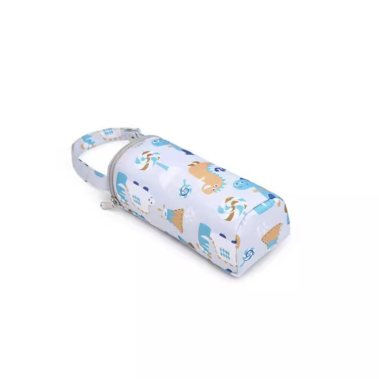 Chubbypapa Lollipop vežimėlio šiluminė maišelė buteliukams — izoliacinė maišelis kūdikių buteliukams, 300D Oxford audinys, laminuotas audinys, aliuminio folija, svoris 0,15 kg, pritaikymas galimas