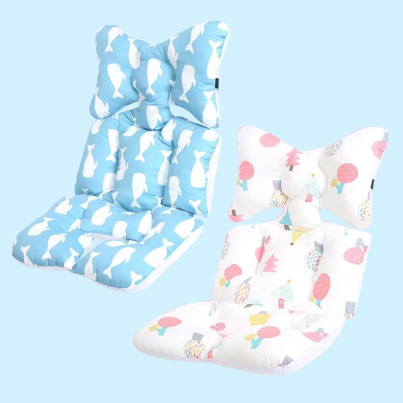 Aceboer medvilninis kūdikio vežimėlio sėdynės pagalvėlė