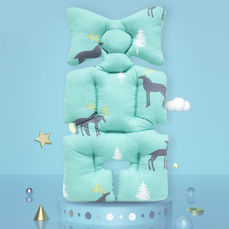 Aceboer medvilninis kūdikio vežimėlio sėdynės pagalvėlė