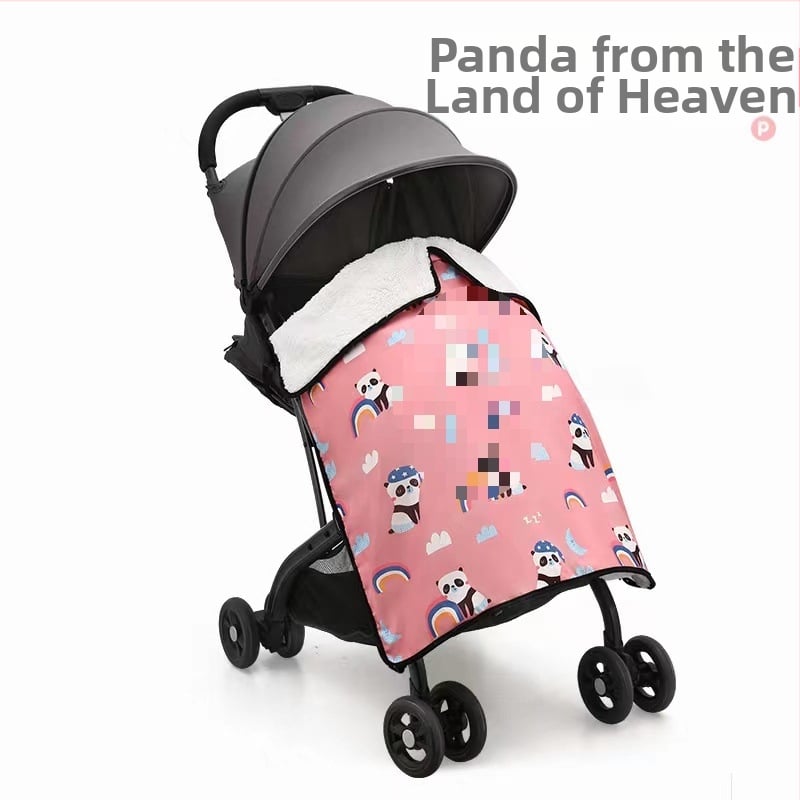 Deka za kolicu bebe protiv vjetra, za novorođenčad, za sve sezone, materijal: svilenkasta tkanina s cvjetnim uzorkom