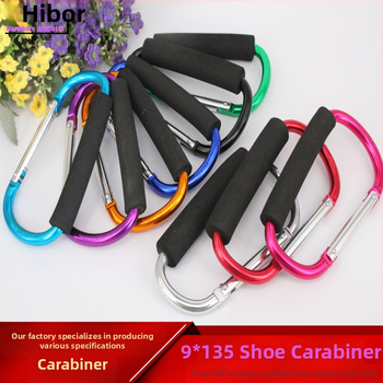 Κλιπ τύπου D από κράμα αλουμινίου, μάρκα Hebrew, μέγιστο φορτίο 30 kg