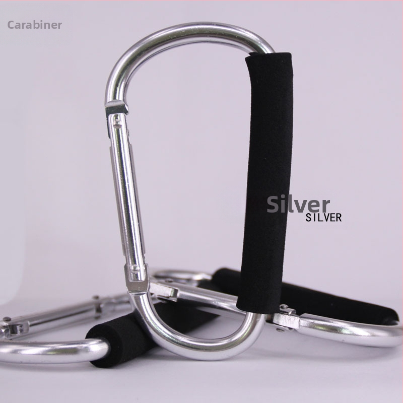 Κλιπ τύπου D από κράμα αλουμινίου, μάρκα Hebrew, μέγιστο φορτίο 30 kg