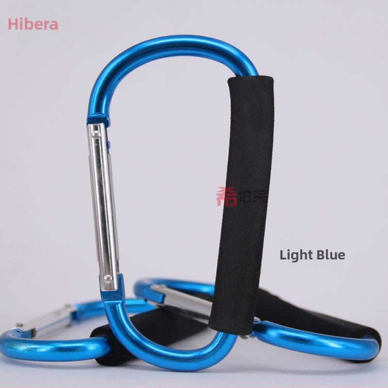 Κλιπ τύπου D από κράμα αλουμινίου, μάρκα Hebrew, μέγιστο φορτίο 30 kg