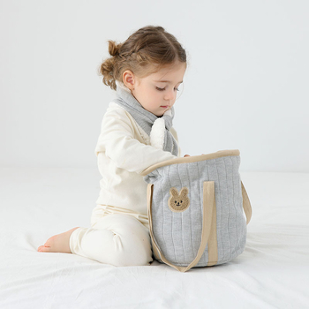 Παιδικό γούνινο κασκόλ — Βαμβάκι, ζεστό, χειμώνας, ιαπωνοκορεϊτικό στυλ γλυκύτητας, τετράγωνο σχήμα