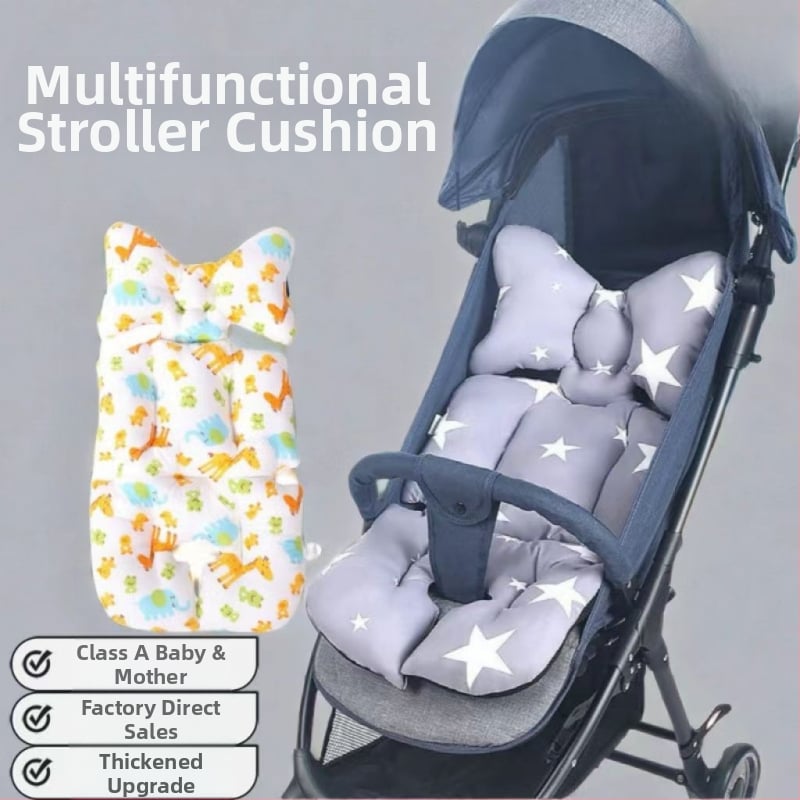 Debeli pamukasti jastučić za sjedalo kolica, Korejskog stila, univerzalan za sve sezone, za bebe 0–3 godine