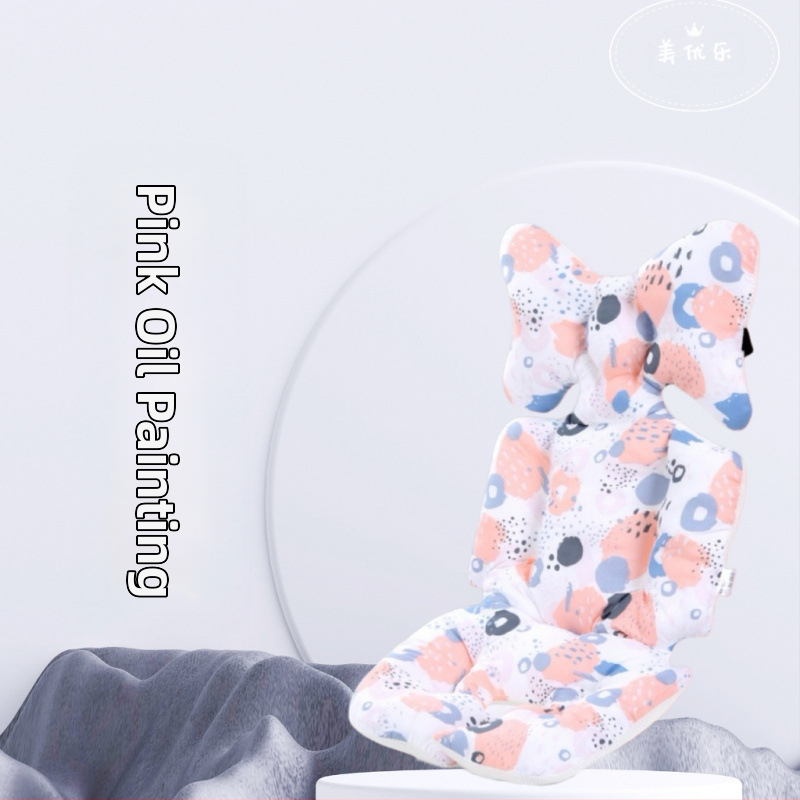 Debeli pamukasti jastučić za sjedalo kolica, Korejskog stila, univerzalan za sve sezone, za bebe 0–3 godine