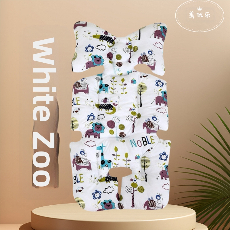 Debeli pamukasti jastučić za sjedalo kolica, Korejskog stila, univerzalan za sve sezone, za bebe 0–3 godine