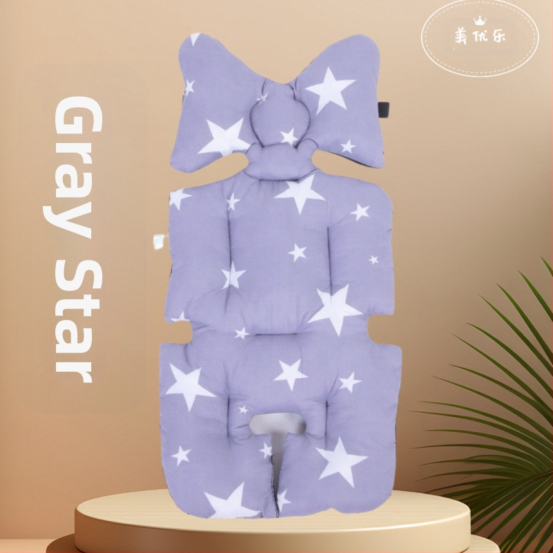 Debeli pamukasti jastučić za sjedalo kolica, Korejskog stila, univerzalan za sve sezone, za bebe 0–3 godine