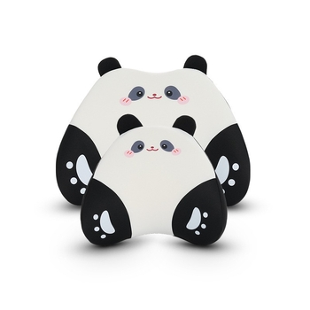 Μαξιλάρι προσκέφαλου αυτοκινήτου με σχέδιο Πάντα, μνήμης αφρός, ice silk, τετρά εποχές, καθολική εφαρμογή