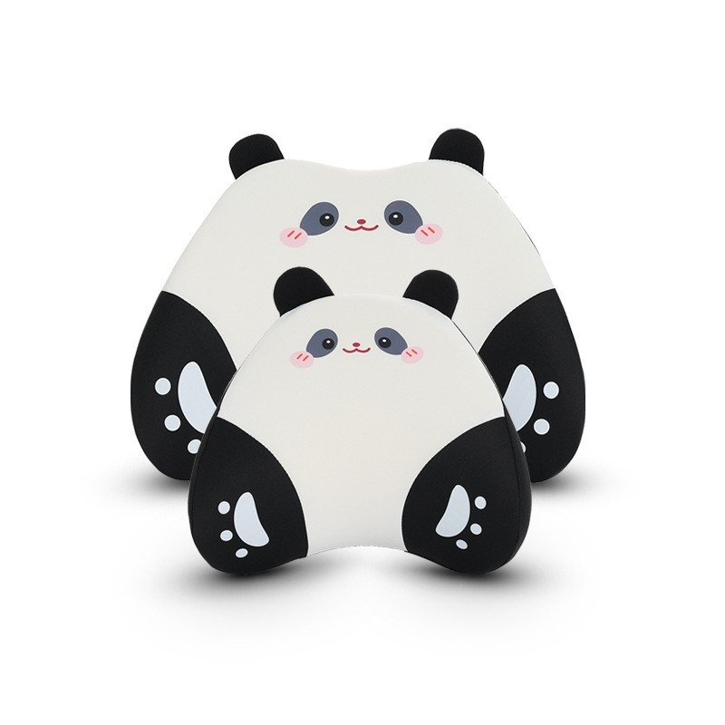 Μαξιλάρι προσκέφαλου αυτοκινήτου με σχέδιο Πάντα, μνήμης αφρός, ice silk, τετρά εποχές, καθολική εφαρμογή