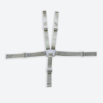 Penkių taškų saugos diržas vaikų valgomojo kėdutei ir vaikštynei – nailoninė juosta