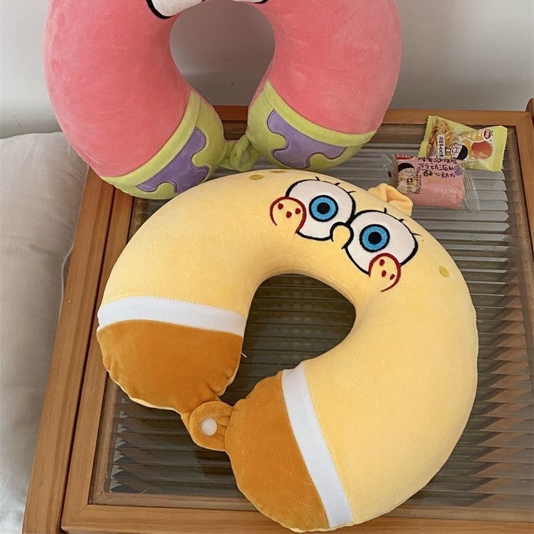 Capybara U-образна възглавница за шията от плюшено животно с пълнеж PP памук, персонализируема за деца на възраст 4–6 години