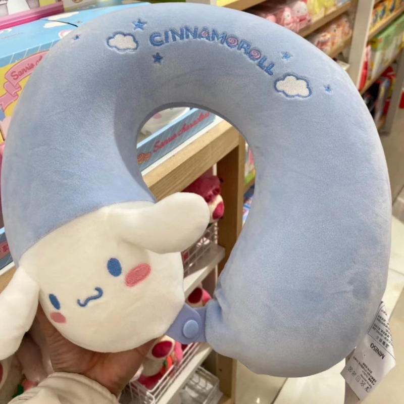 Capybara U-образна възглавница за шията от плюшено животно с пълнеж PP памук, персонализируема за деца на възраст 4–6 години