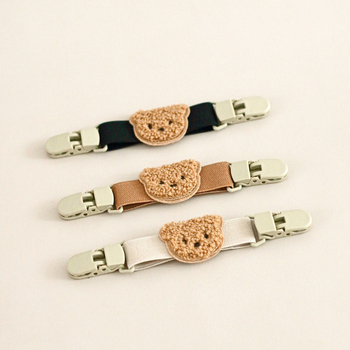 Κλιπ στερέωσης ιμάντα ώμου – αντιολισθητικό, Καρτούν Μικρό Αρκουδάκι, πλαστικό/ρητίνη, διακόσμηση για φωτογράφηση μωρού