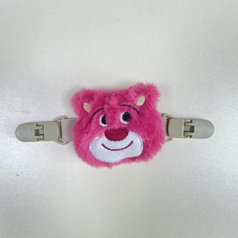 Clip de fixare pentru bretea – anti-alunecare, ursuleț desen animat, plastic/rășină, decor pentru fotografierea bebelușului