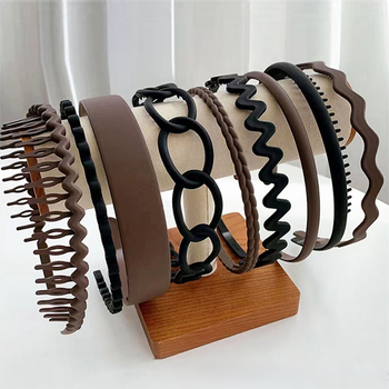 Galvos juosta iš plastiko/dervos – rankų darbo, Junbei, 9 vnt. rinkinys, 97 g per rinkinį, moterims