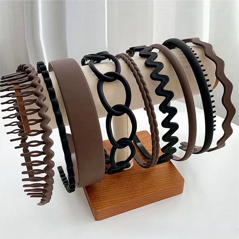 Galvos juosta iš plastiko/dervos – rankų darbo, Junbei, 9 vnt. rinkinys, 97 g per rinkinį, moterims