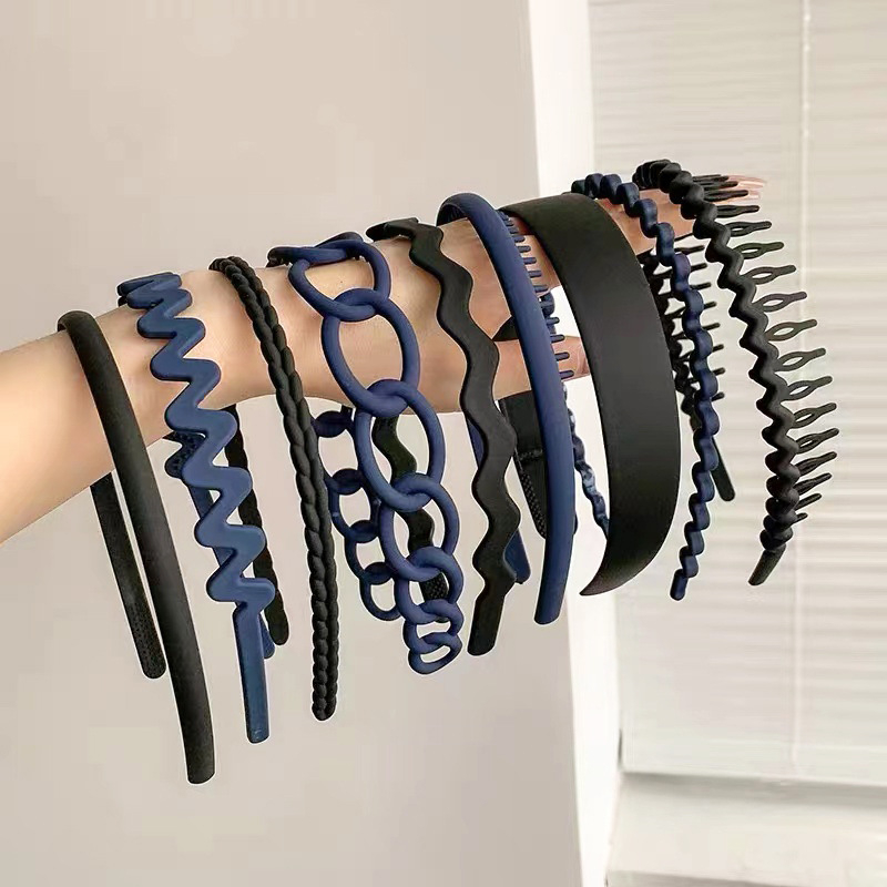 Galvos juosta iš plastiko/dervos – rankų darbo, Junbei, 9 vnt. rinkinys, 97 g per rinkinį, moterims