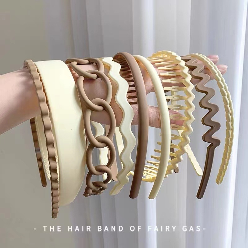 Galvos juosta iš plastiko/dervos – rankų darbo, Junbei, 9 vnt. rinkinys, 97 g per rinkinį, moterims