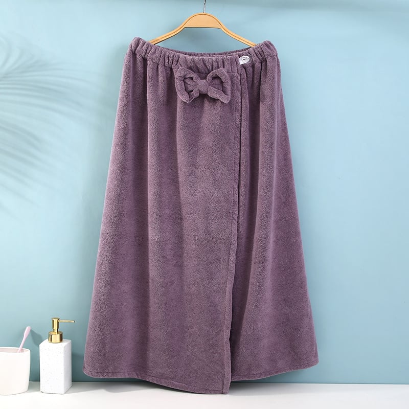 Τριμελές σετ μπάνιου από φλις κοραλλιού με καπέλο στέγνωσης μαλλιών και κορδέλα μαλλιών με φιόγκο, απορροφητικό 0-5 δευτερόλεπτα, 400 g, σειρά Underwater Story