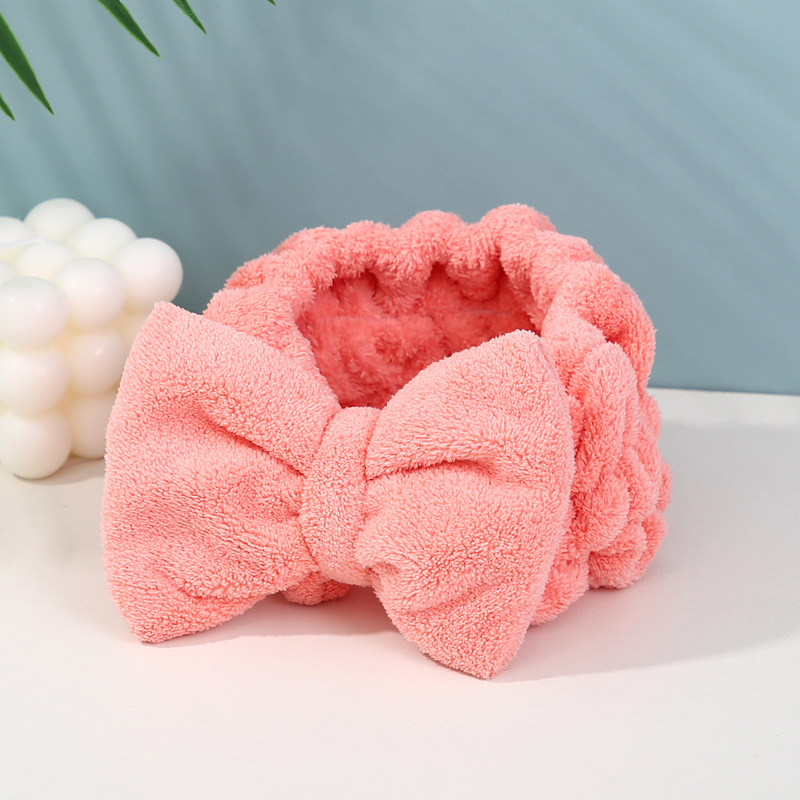 Τριμελές σετ μπάνιου από φλις κοραλλιού με καπέλο στέγνωσης μαλλιών και κορδέλα μαλλιών με φιόγκο, απορροφητικό 0-5 δευτερόλεπτα, 400 g, σειρά Underwater Story