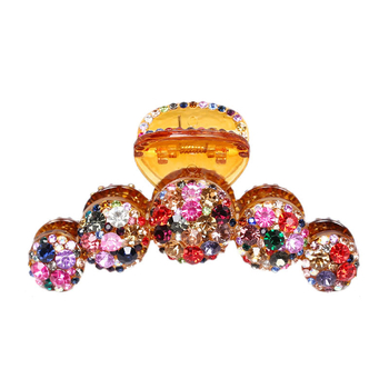 Κλιπ μαλλιών με σφιγκτήρα σε ρετρό στυλ, χειροποίητο από ρητίνη πλαστικού, γυναικείος αξεσουάρ μαλλιών, προσαρμόσιμο