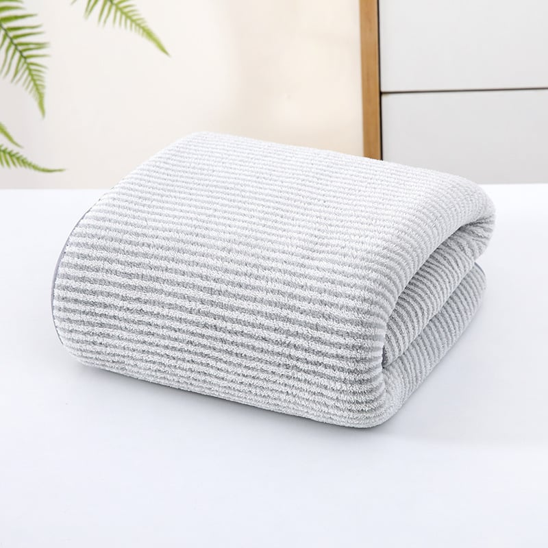 Πετσέτα μπάνιου από κοραλλιογενές βελούδο, Unisex, Παχύτερη υφή κυψελωτής υφής, Μαλακή και απορροφητική, Φιλική προς το δέρμα, Κατάλληλη και για μωρά