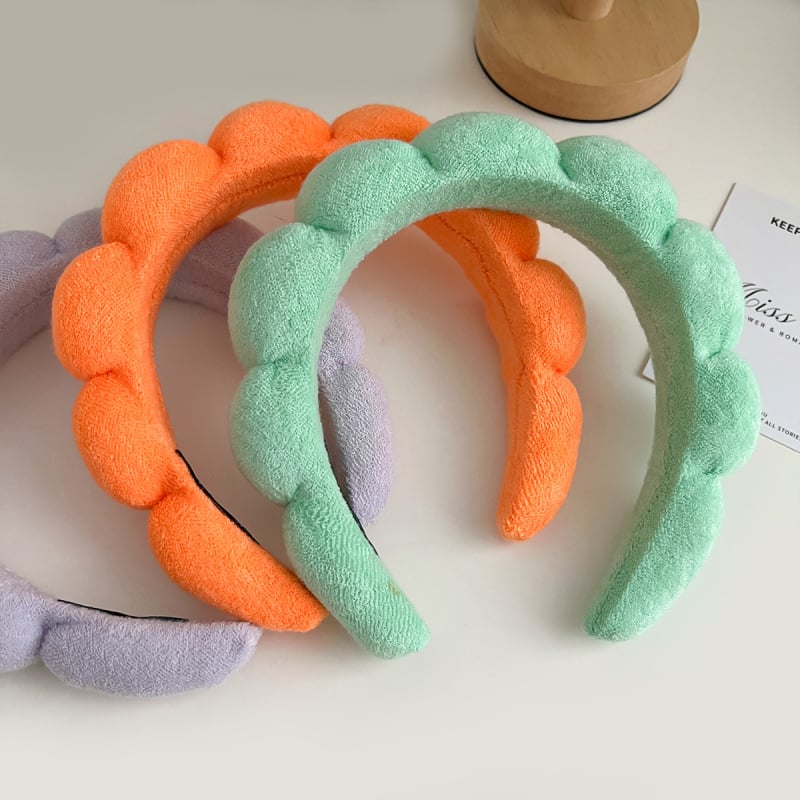 RUDAN rankų darbo pluošto galvos aksesuaras moterims – korėjietiškas stilius, plaukų juosta iš audinio, pavasaris 2025