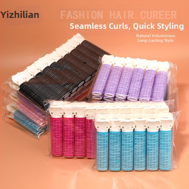 Ezhilian щипка за коса за обем на чело - пластмасова/смолна щипка за коса, безшевна клип за челото