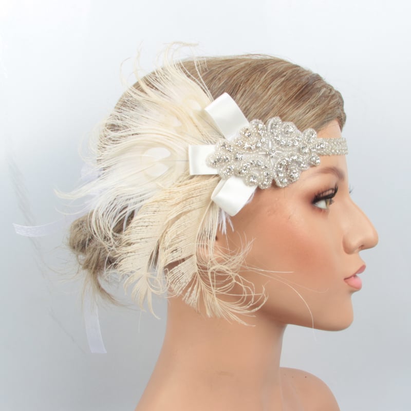 Аксесоари за глава - Gatsby лента за глава 1920-те, Lowosaiwor, производство №2019070178, античен стил