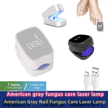 Nešiojama UV nagų terapijos lempa skirta grybelių gydymui ir valymui, fototerapija