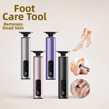 Ηλεκτρική λίμα ποδιών με 9 επίπεδα ρύθμισης, επαναφορτιζόμενη, αθόρυβη - απομακρύνει νεκρό δέρμα και κάλους