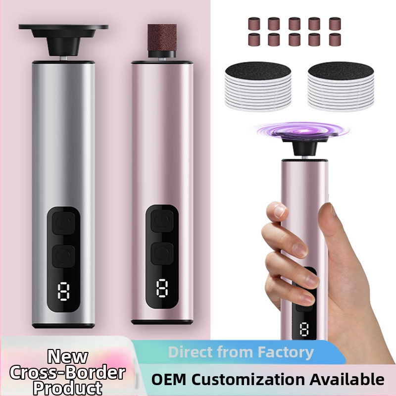 Електрически файл за крака с 9 нива на настройка, презареждаем, безшумен - премахва мъртвата кожа и мазоли