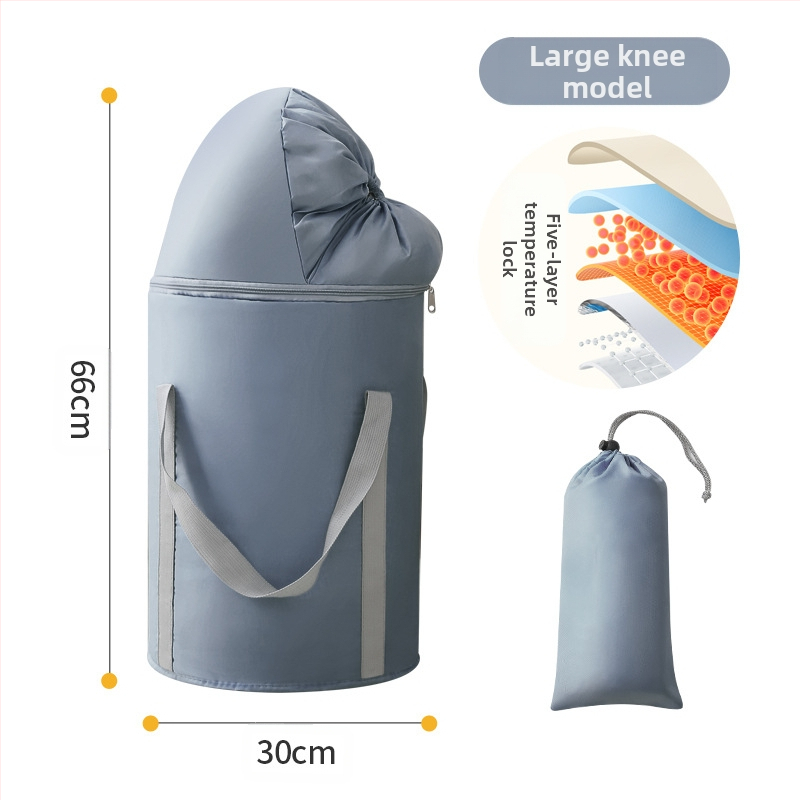 Beisi φορητός κάδος μπάνιου για τα πόδια – διπλός σχεδιασμός, πτυσσόμενος, ανυψωμένες πλευρές, Twill 210d υλικό, για βύθισμα ποδιών ενηλίκων