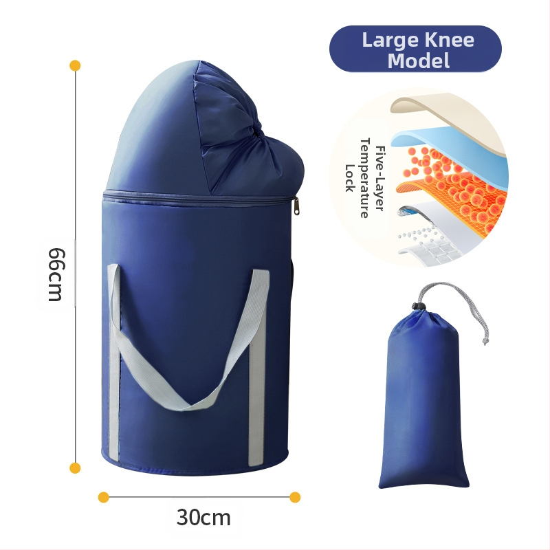 Beisi φορητός κάδος μπάνιου για τα πόδια – διπλός σχεδιασμός, πτυσσόμενος, ανυψωμένες πλευρές, Twill 210d υλικό, για βύθισμα ποδιών ενηλίκων