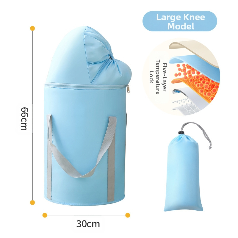 Beisi φορητός κάδος μπάνιου για τα πόδια – διπλός σχεδιασμός, πτυσσόμενος, ανυψωμένες πλευρές, Twill 210d υλικό, για βύθισμα ποδιών ενηλίκων