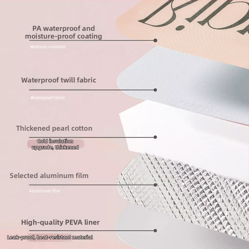 Термоизолиран сгъваем съд за крака, найлонов плат, постоянна температура, преносим, дълбок капацитет