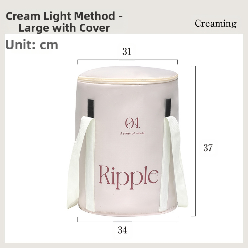 Θερμομονωμένη αναδιπλούμενη μπανιέρα ποδιών, νάιλον ύφασμα, σταθερή θερμοκρασία, φορητή, βαθιά χωρητικότητα