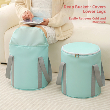 Διπλούμενο λουτρό ποδιών από Twill για ποδόλουτρο, φορητή πενταεπίπεδη κατασκευή, μάρκα Tide