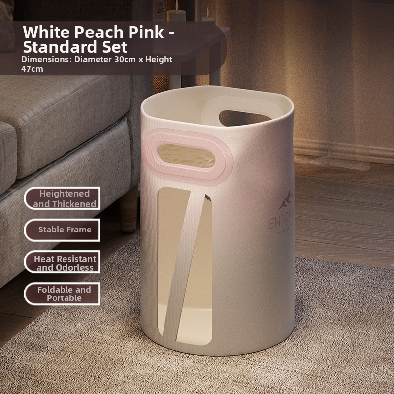 Φορητός κάδος ποδιών για μπάνιο με βαθιά κατασκευή μέχρι τα μοσχάρια, PVC, αναδιπλούμενος και εύκολος στην αποθήκευση, κατάλληλος για ενήλικες