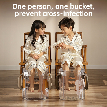 Πτυσσόμενη μονωμένη βαθιά λεκάνη ποδιών για οικιακή χρήση, PVC