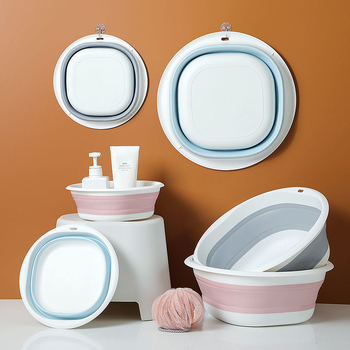 Sklopiva udubljena umivaonica za dom i putovanja – prenosna, od netkanog materijala