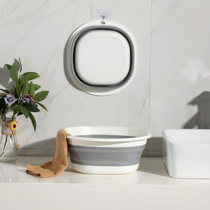 Sklopiva udubljena umivaonica za dom i putovanja – prenosna, od netkanog materijala