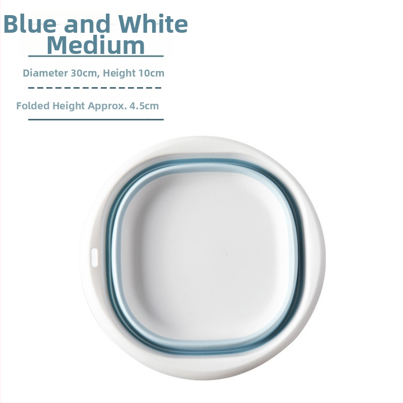 Sklopiva udubljena umivaonica za dom i putovanja – prenosna, od netkanog materijala