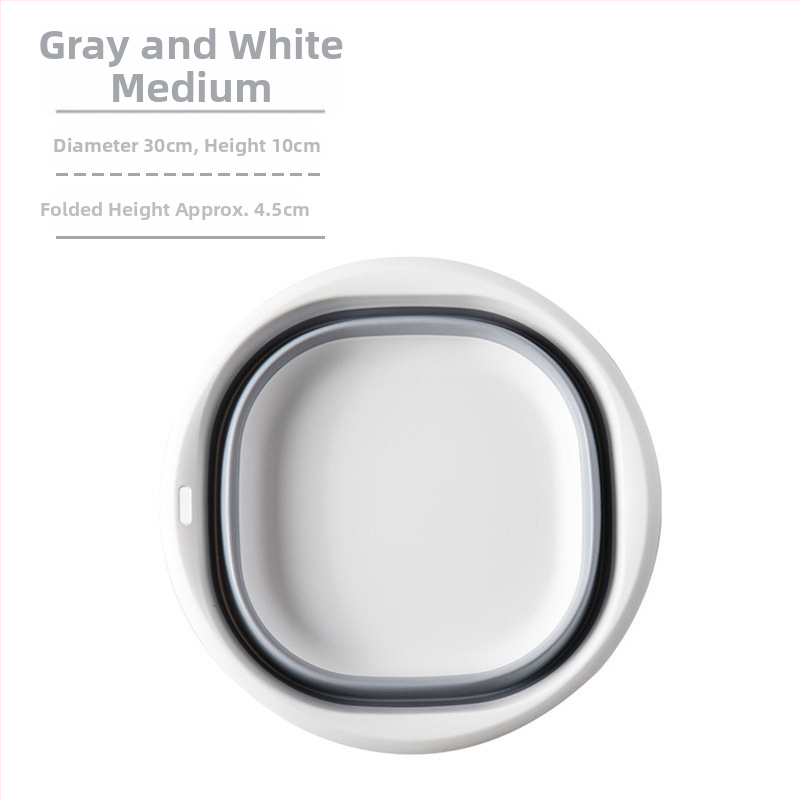 Sklopiva udubljena umivaonica za dom i putovanja – prenosna, od netkanog materijala