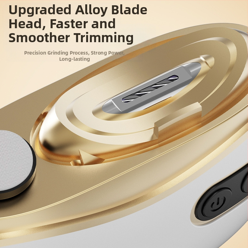 2-в-1 електрически шлайф за нокти за домашна употреба - ABS + неръждаема стомана, размери 8.8 x 7.2 cm, тегло 120 g, капацитет на батерията 400 mAh