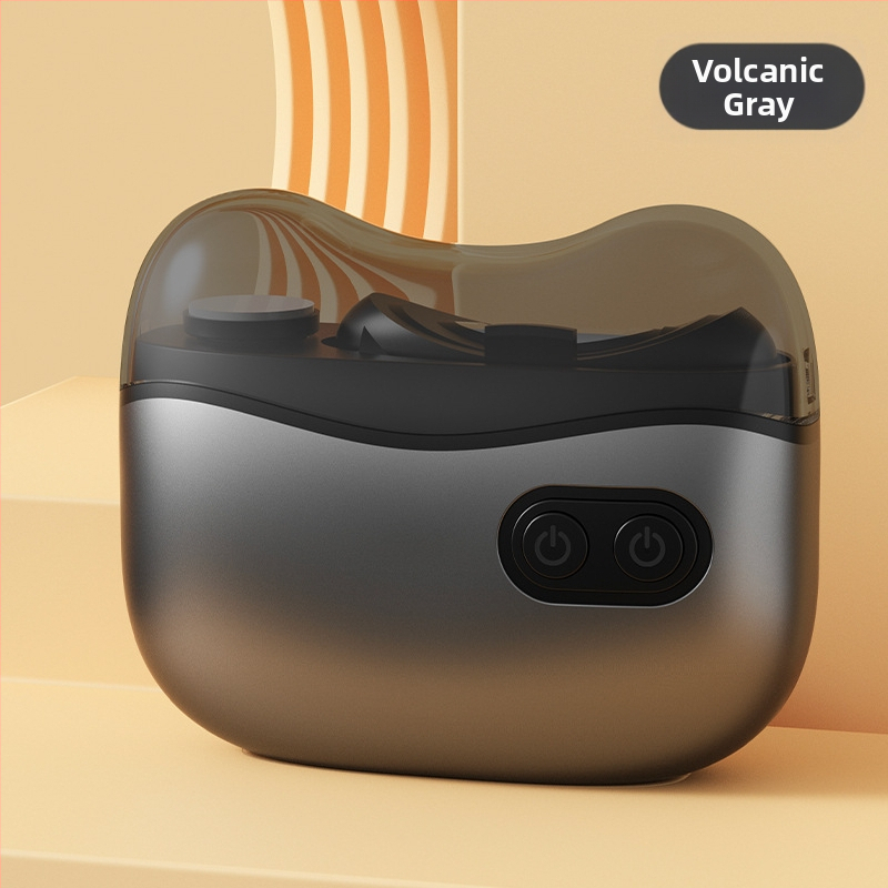 Dvi funkcijų elektrinis nagų poliravimo – namų naudojimui, ABS + nerūdijantis plienas, matmenys 8.8 x 7.2 cm, svoris 120 g, 400 mAh baterija