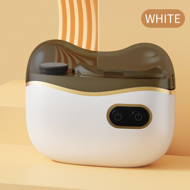 Dvi funkcijų elektrinis nagų poliravimo – namų naudojimui, ABS + nerūdijantis plienas, matmenys 8.8 x 7.2 cm, svoris 120 g, 400 mAh baterija